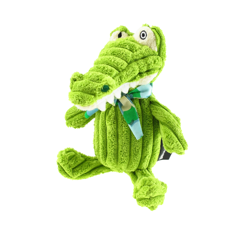 Les déglingos aligatos lalligator peluche vert 15 cm 